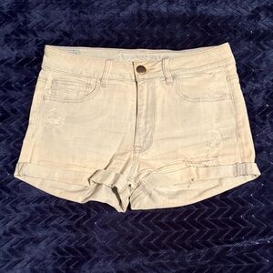 American Eagle Light Acid Wash Denim Shorts